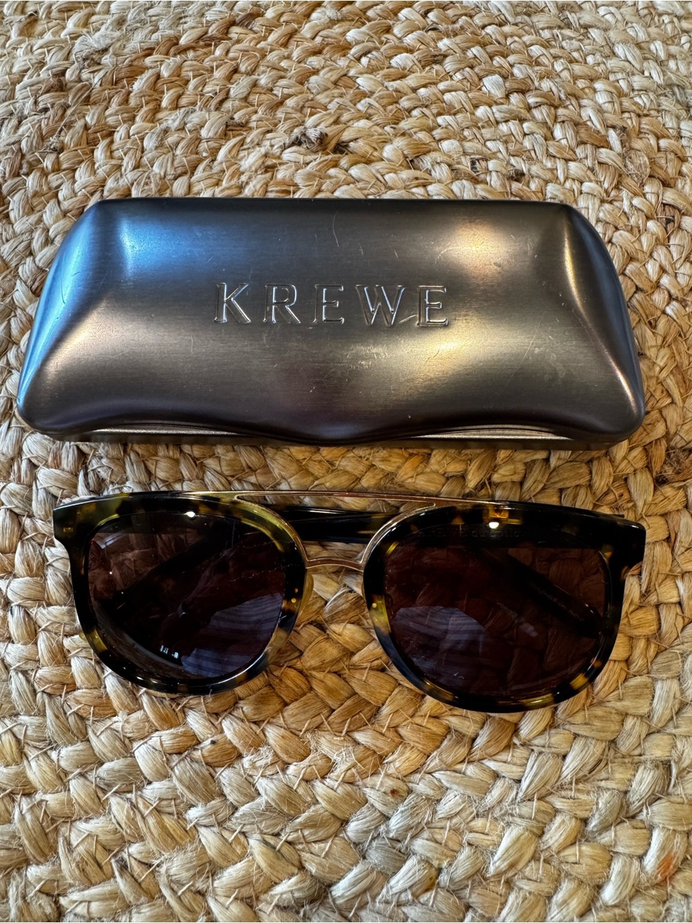 KREWE Clio tortoise sunglasses great condition